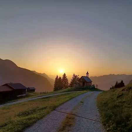 Scenic Mountain In Bartholomäberg